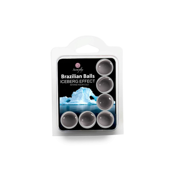 Boules de massage brésiliennes effet Iceberg x6 